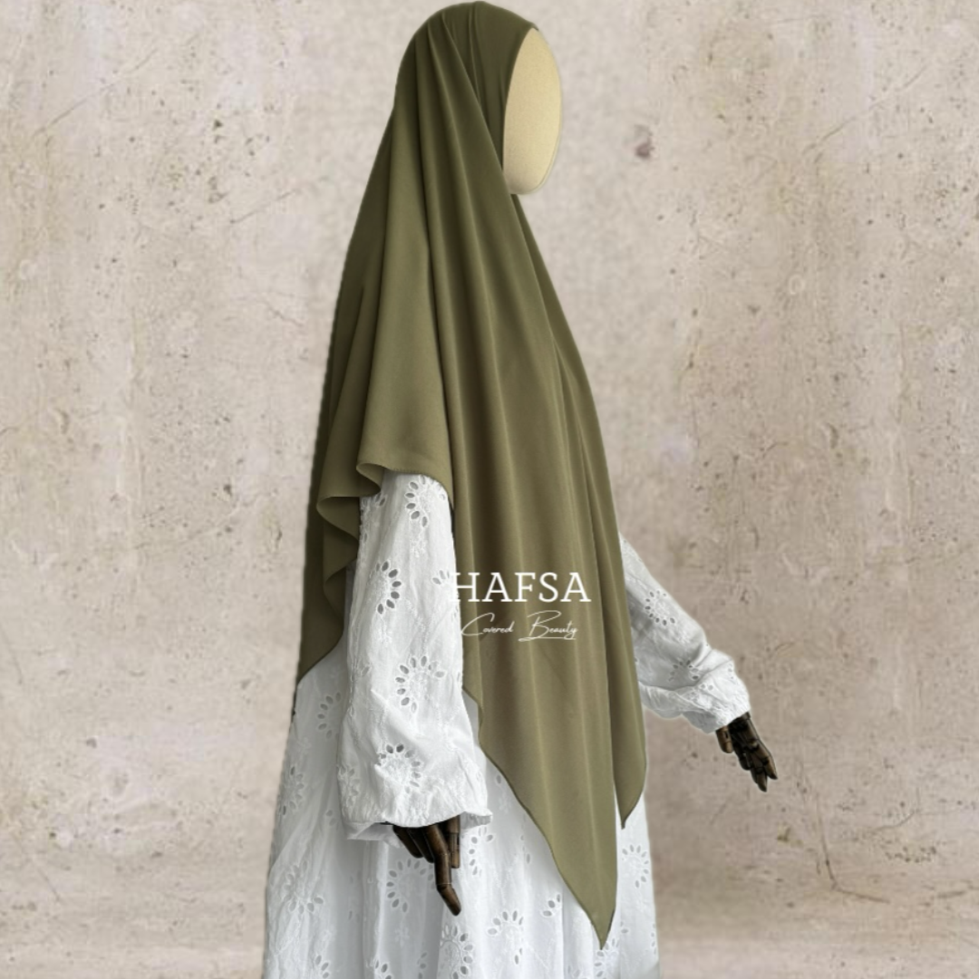 Hijab XXL en mousseline
