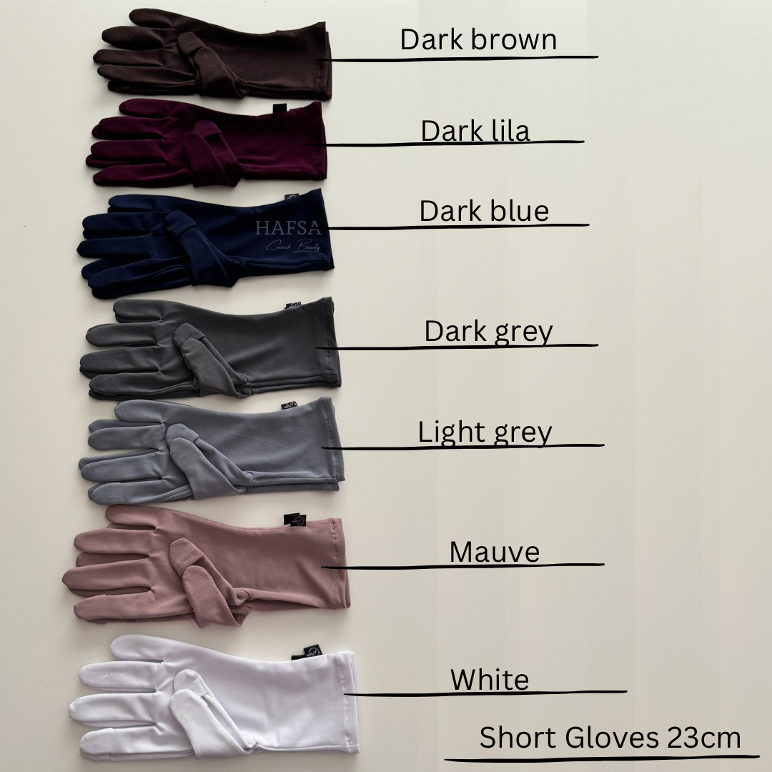 Gloves with opening