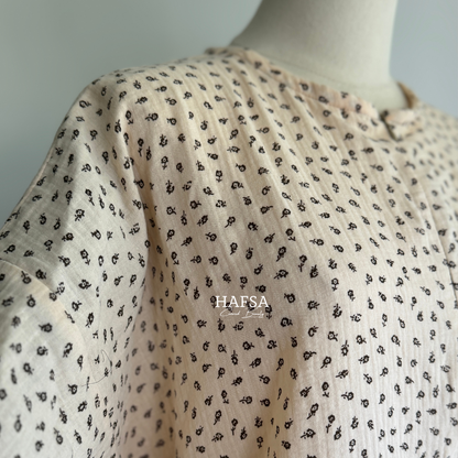 floral abaya muslin