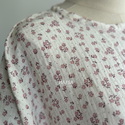 floral abaya muslin