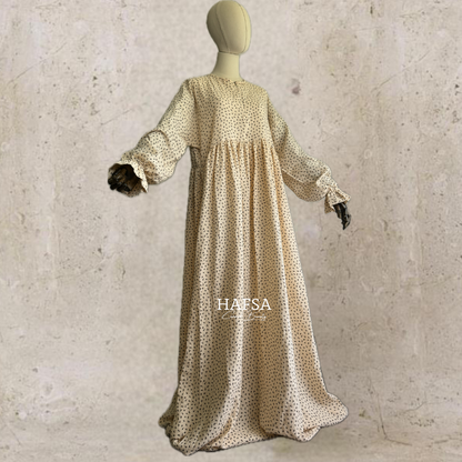 floral abaya muslin