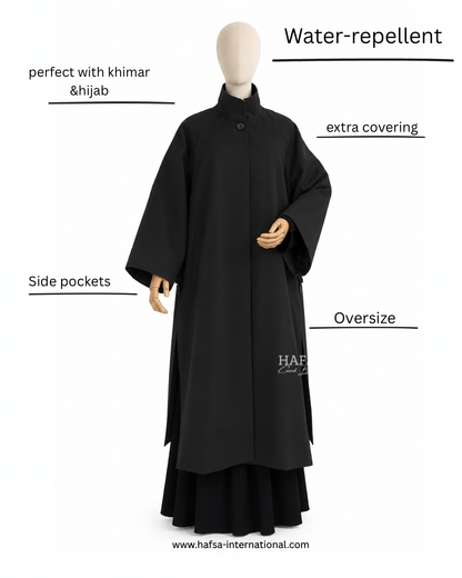 Water-repellent oversize Jacket