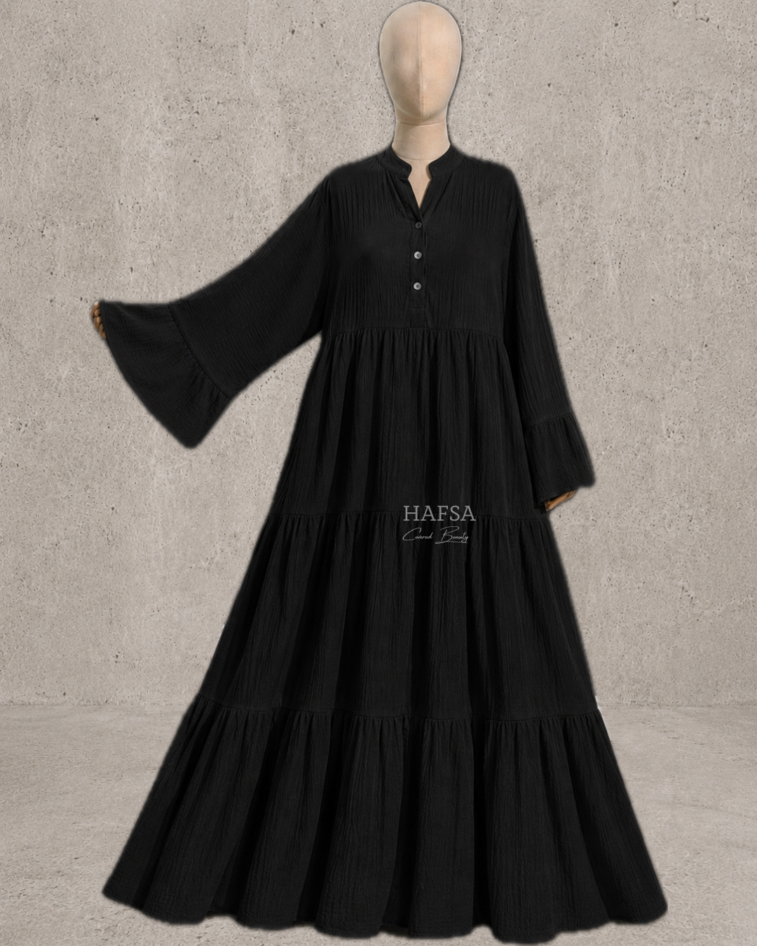 Musselin Tiered