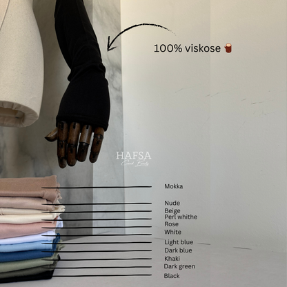 Viscose arm warmers
