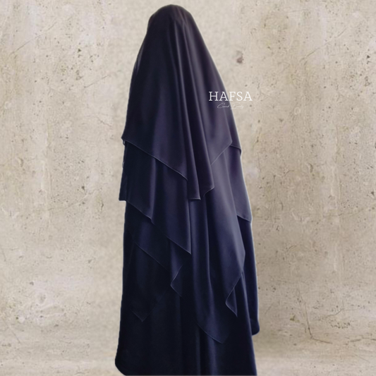 Triangle Niqab with flap &amp; bridge
